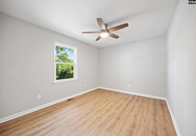 100 Coventry Ct, Lexington, SC 29072 - spare room with wood finished floors and ceiling fan