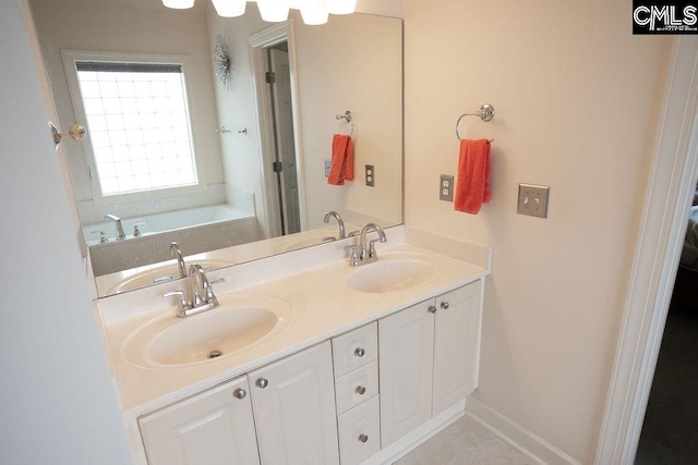 108 Warden Way, Irmo, SC 29063 - bathroom with a garden tub and double vanity