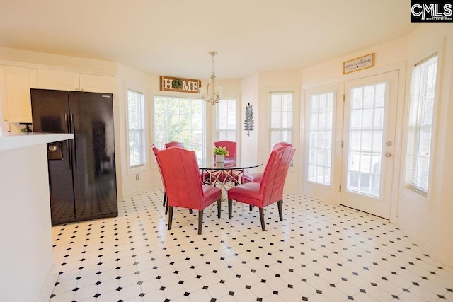 108 Warden Way, Irmo, SC 29063 - dining space with a chandelier