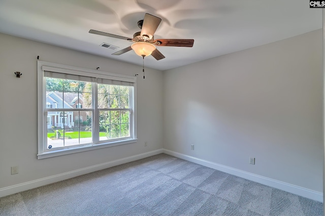 305 W Ashford Way, Irmo, SC 29063 - spare room with ceiling fan and light colored carpet