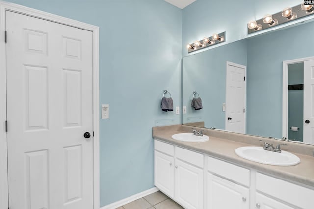 1040 Night Harbor Cir, Chapin, SC 29036 - full bathroom featuring double vanity and tile patterned flooring