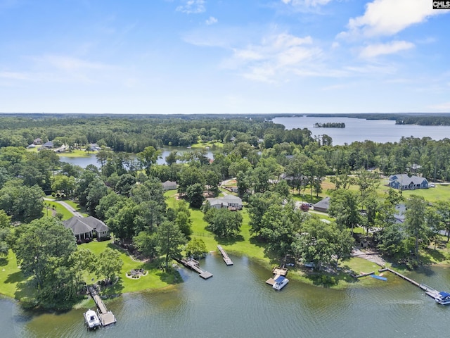 242 Arrow Shores Rd, Chapin, SC 29036 - aerial view of a nearby body of water and a tree filled landscape