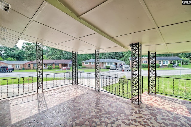 1700 Cermack St, Columbia, SC 29223 - covered porch featuring a residential view and a lawn