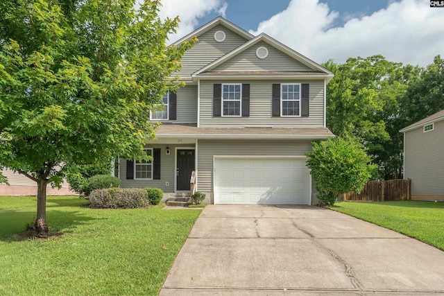 233 Eagle Pointe Dr, Chapin, SC 29036 - traditional-style home with an attached garage and driveway