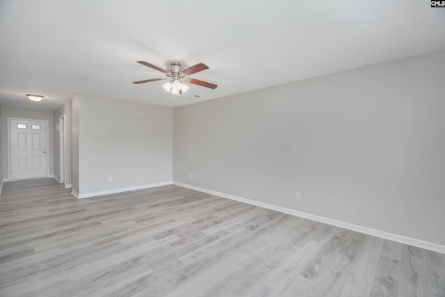 233 Eagle Pointe Dr, Chapin, SC 29036 - empty room featuring a ceiling fan and light wood-style flooring