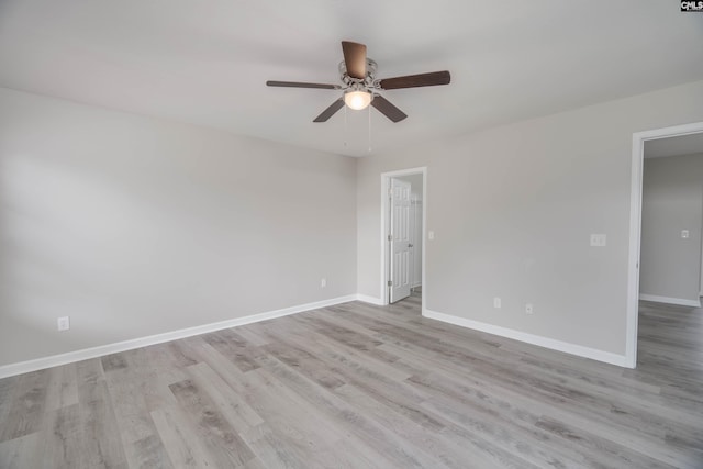 233 Eagle Pointe Dr, Chapin, SC 29036 - empty room featuring a ceiling fan and wood finished floors