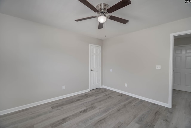 233 Eagle Pointe Dr, Chapin, SC 29036 - spare room with a ceiling fan and wood finished floors