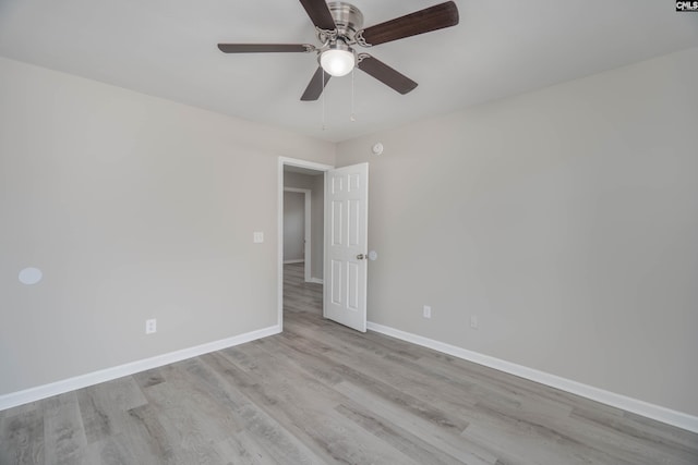 233 Eagle Pointe Dr, Chapin, SC 29036 - empty room featuring wood finished floors and ceiling fan