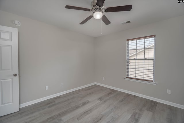233 Eagle Pointe Dr, Chapin, SC 29036 - unfurnished room featuring a ceiling fan, wood finished floors, and a smoke detector