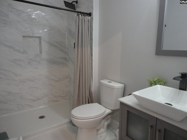 3909 E Peach Rd, Ridgeway, SC 29130 - bathroom featuring a stall shower and vanity