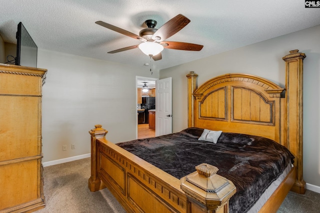 1162 Whippoorwill Rd, Camden, SC 29020 - carpeted bedroom with baseboards and ceiling fan