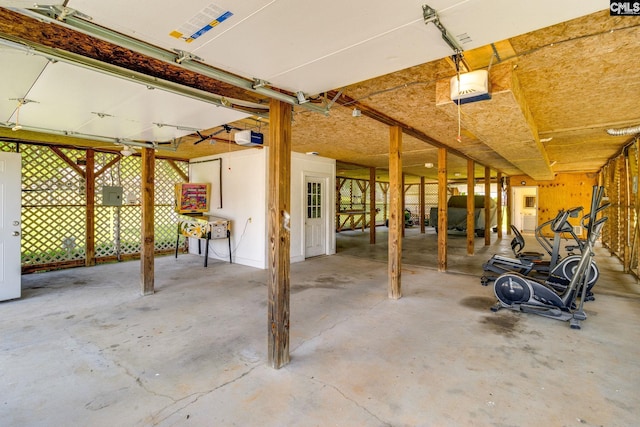 1162 Whippoorwill Rd, Camden, SC 29020 - garage with a garage door opener and electric panel