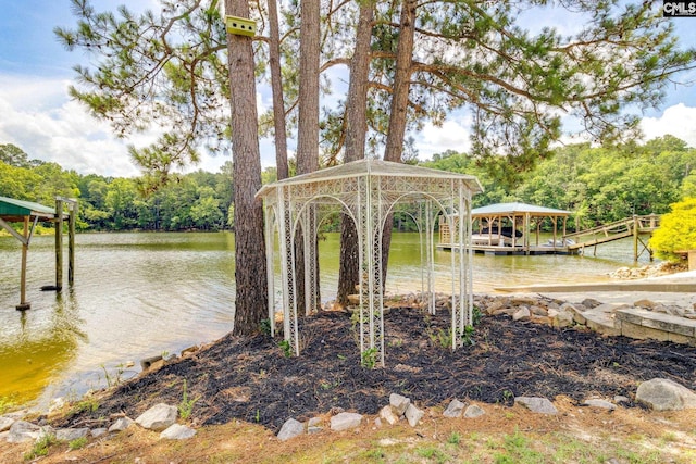 1162 Whippoorwill Rd, Camden, SC 29020 - dock area with a water view