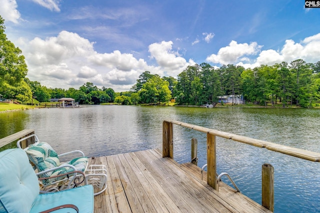1162 Whippoorwill Rd, Camden, SC 29020 - dock area with a water view