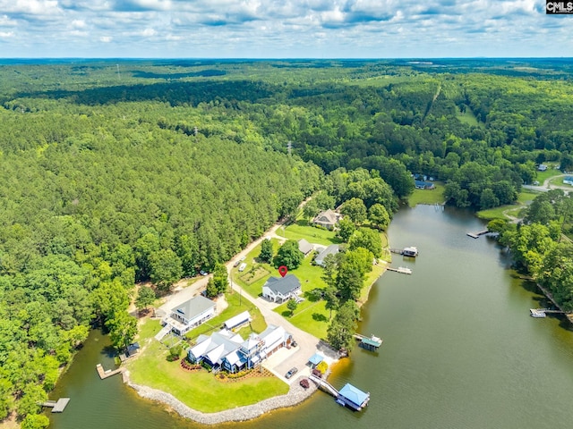 1162 Whippoorwill Rd, Camden, SC 29020 - aerial view of a heavily wooded area and a nearby body of water