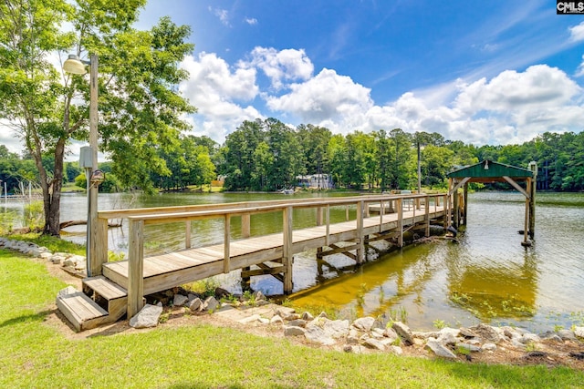 1162 Whippoorwill Rd, Camden, SC 29020 - dock area featuring a water view