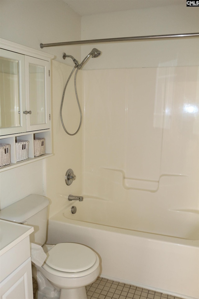 206 Windsor Village Dr, Columbia, SC 29223 - full bath featuring shower / washtub combination, vanity, and tile patterned flooring