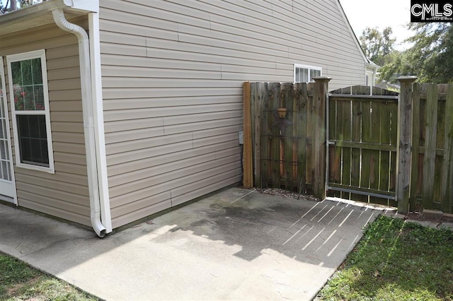206 Windsor Village Dr, Columbia, SC 29223 - view of patio with a gate