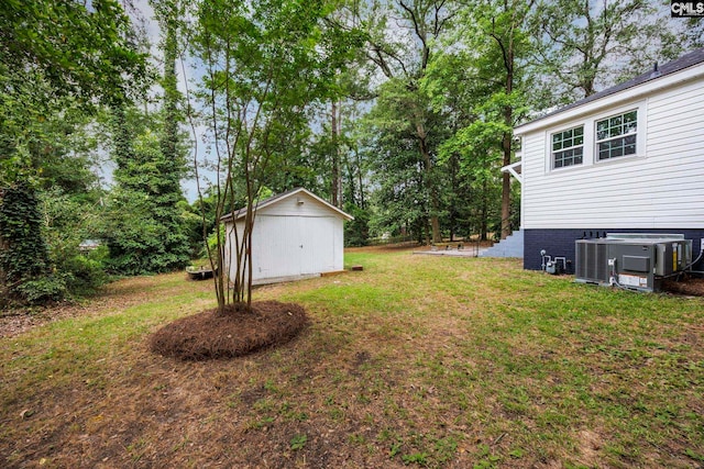 2625 Harrison Rd, Columbia, SC 29204 - view of green lawn with a storage unit