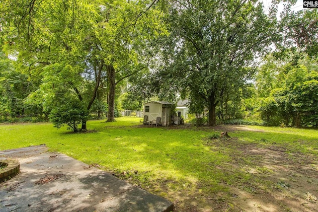109 Garden Springs Rd, Columbia, SC 29209 - view of green lawn with a shed