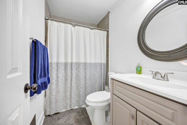 131 Leeward Rd, Columbia, SC 29212 - bathroom with vanity and a shower with curtain