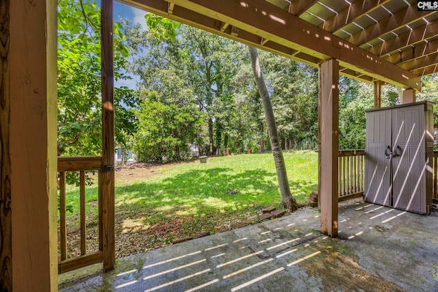 131 Leeward Rd, Columbia, SC 29212 - view of patio / terrace with view of scattered trees