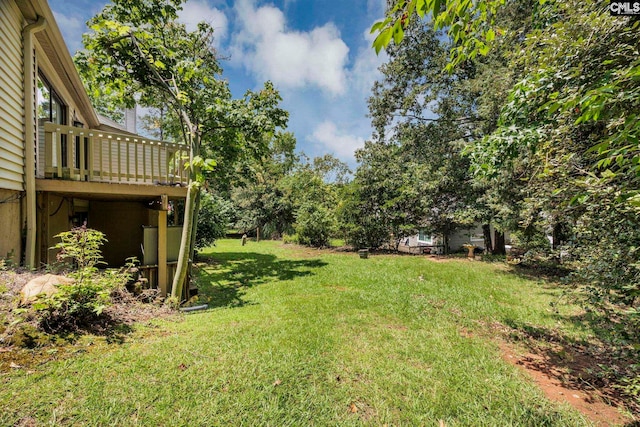 131 Leeward Rd, Columbia, SC 29212 - view of green lawn featuring a deck