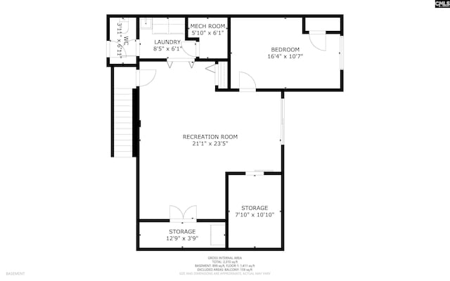 131 Leeward Rd, Columbia, SC 29212 - view of floor plan / room layout