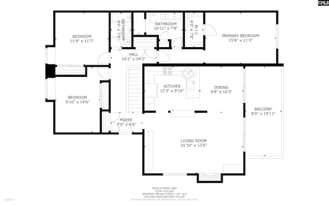 131 Leeward Rd, Columbia, SC 29212 - view of floor plan / room layout