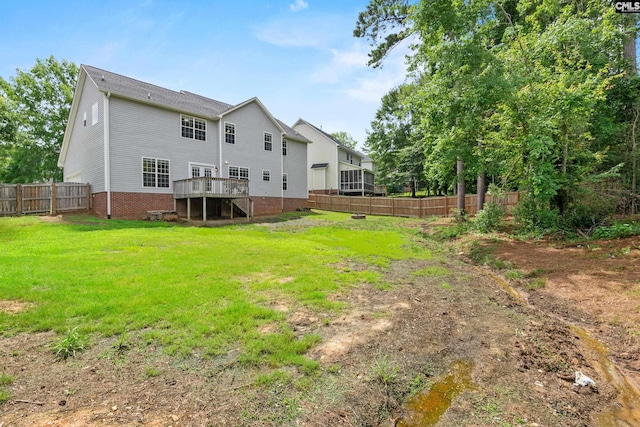 2 Alverston Ct, Irmo, SC 29063 - back of property featuring a deck and stairway