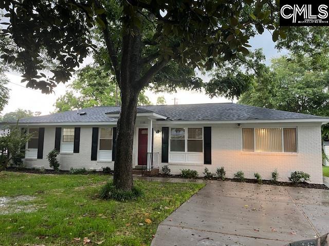 7108 Lou Ln, Columbia, SC 29203 - single story home featuring brick siding, a front lawn, and a shingled roof