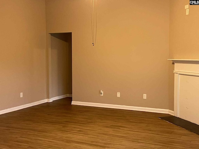 205 Hamilton Place Rd, Columbia, SC 29229 - spare room featuring dark wood-style flooring and baseboards