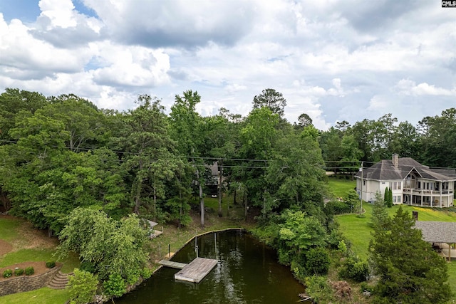 1326 Cedar Cove Rd, Camden, SC 29020 - view from above of property featuring a large body of water