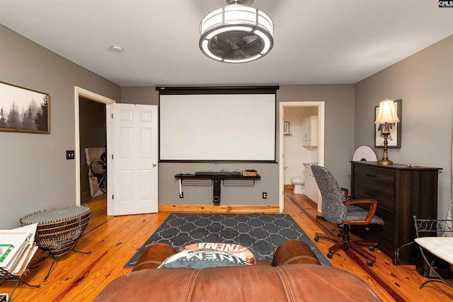 1326 Cedar Cove Rd, Camden, SC 29020 - cinema featuring hardwood / wood-style floors