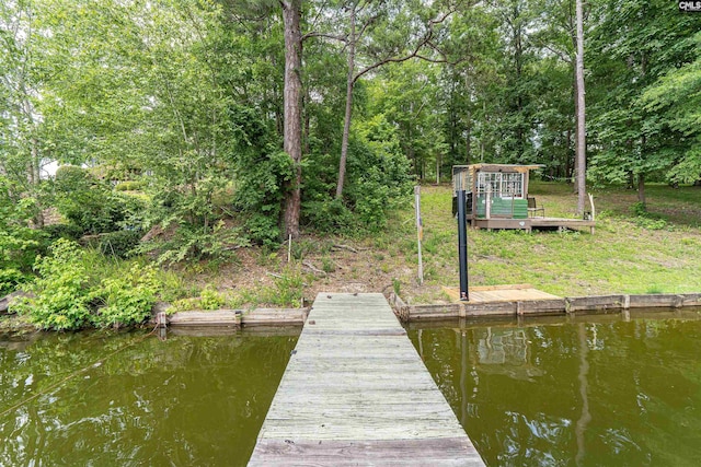 1326 Cedar Cove Rd, Camden, SC 29020 - dock area with a water view