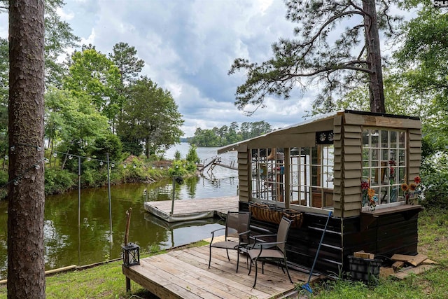 1326 Cedar Cove Rd, Camden, SC 29020 - dock featuring a water view