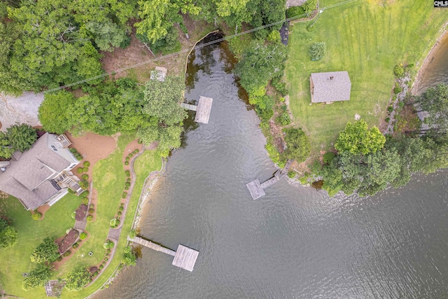 1326 Cedar Cove Rd, Camden, SC 29020 - aerial view of a large body of water