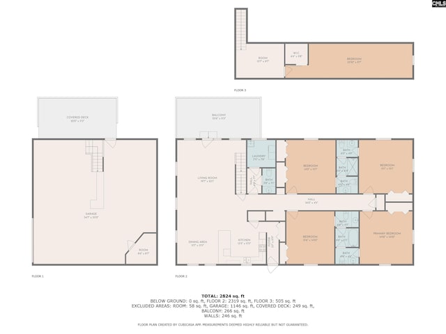 1326 Cedar Cove Rd, Camden, SC 29020 - view of floor plan / room layout