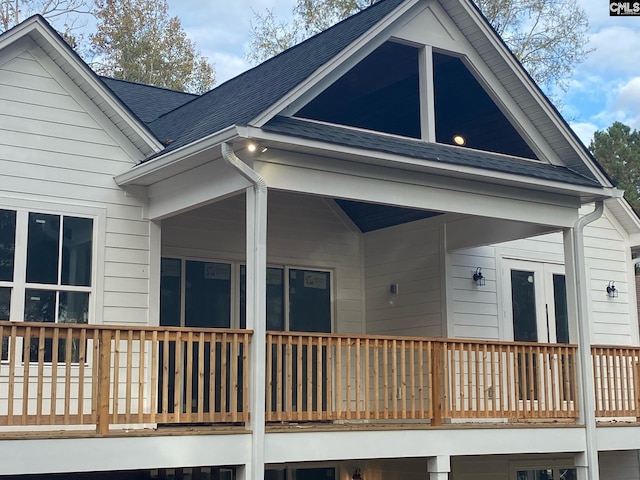 196 Osprey Pointe Ln, Prosperity, SC 29127 - back of property featuring a shingled roof