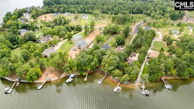 196 Osprey Pointe Ln, Prosperity, SC 29127 - aerial view of property and surrounding area with a large body of water