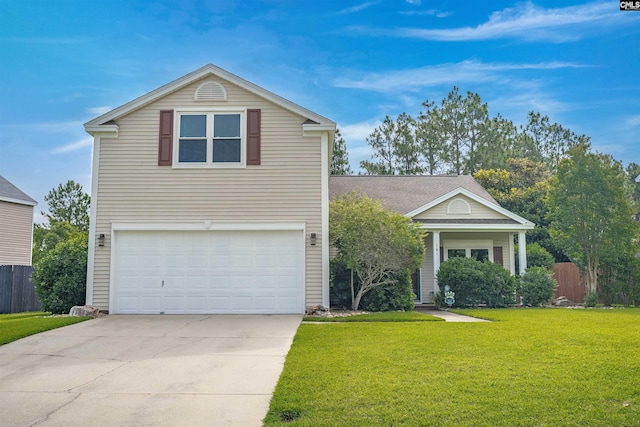 201 Summit Ridge Cir, Columbia, SC 29229 - traditional-style house featuring a garage and concrete driveway