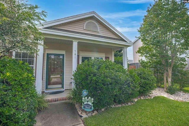 201 Summit Ridge Cir, Columbia, SC 29229 - doorway to property featuring a porch