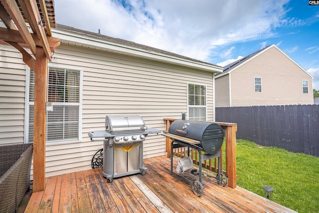201 Summit Ridge Cir, Columbia, SC 29229 - deck featuring a grill