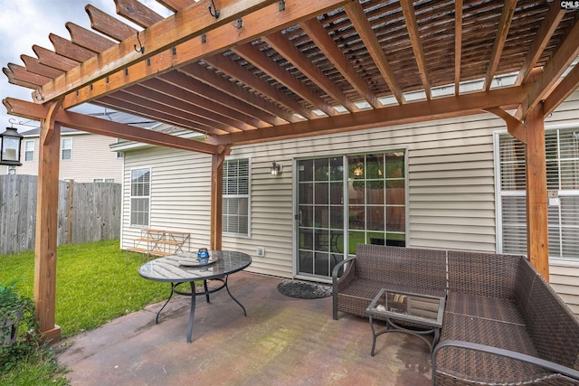 201 Summit Ridge Cir, Columbia, SC 29229 - view of patio featuring a pergola