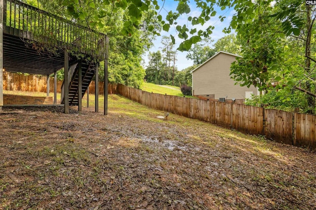 232 Burbank St, Columbia, SC 29210 - fenced backyard featuring stairs