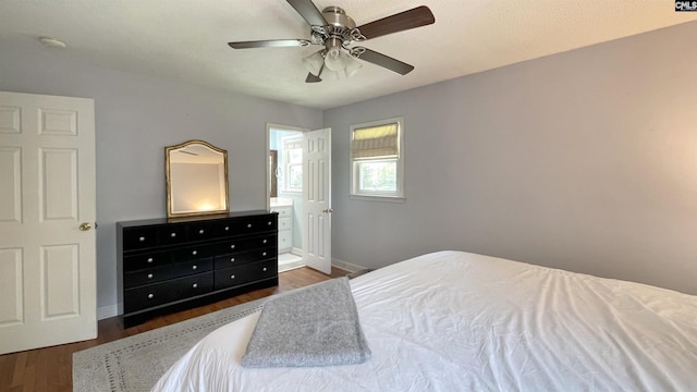 6965 Shelley Rd, Columbia, SC 29209 - bedroom featuring wood finished floors and ceiling fan