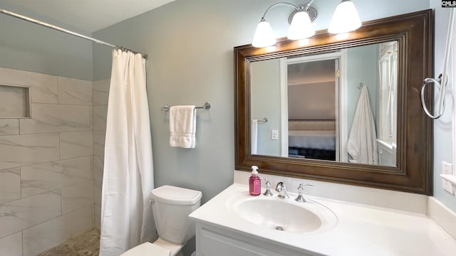6965 Shelley Rd, Columbia, SC 29209 - full bathroom with vanity and a tile shower