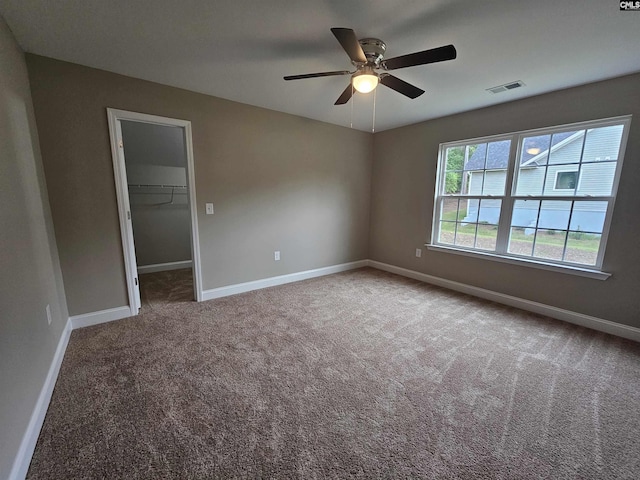 2101 Durham Dr, West Columbia, SC 29170 - carpeted spare room with a ceiling fan and baseboards