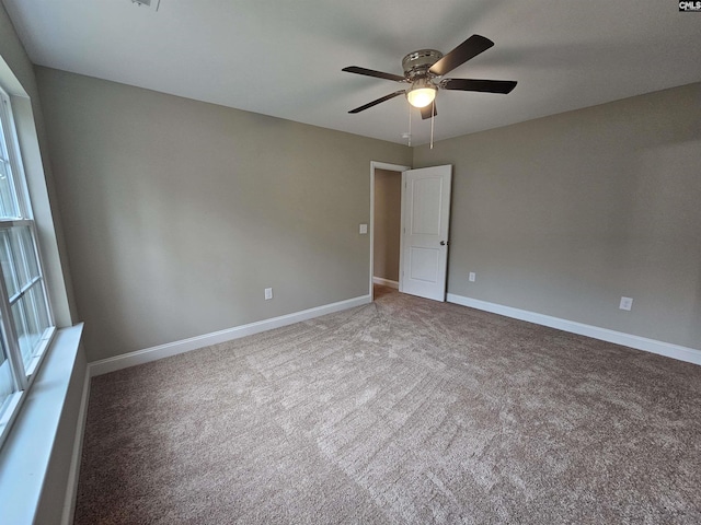 2101 Durham Dr, West Columbia, SC 29170 - unfurnished room with carpet flooring and ceiling fan
