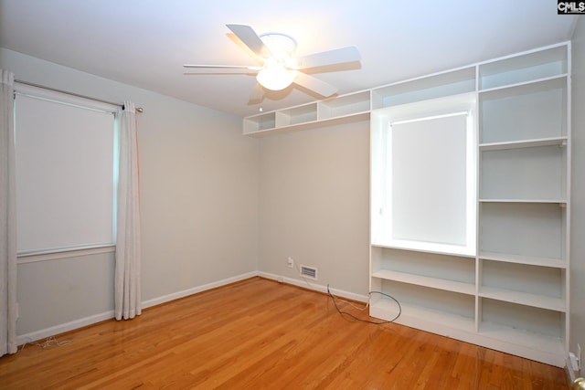 1120 Garden Ave, Cayce, SC 29033 - unfurnished bedroom with wood finished floors and a ceiling fan